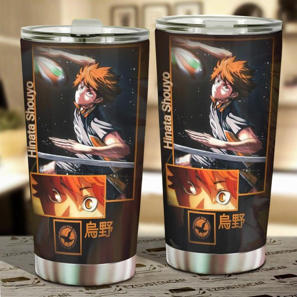 hinata shouyo car tumbler cup custom haikyuu anime car accessories z8pda