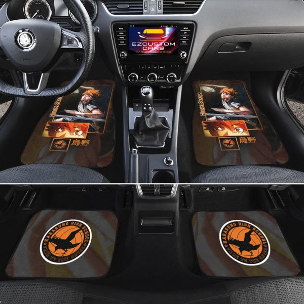 hinata shouyo haikyuu car floor mats j5kgs