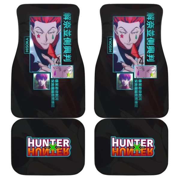 Hisoka Car Floor Mats Custom Hunter x Hunter Anime Car Accessories