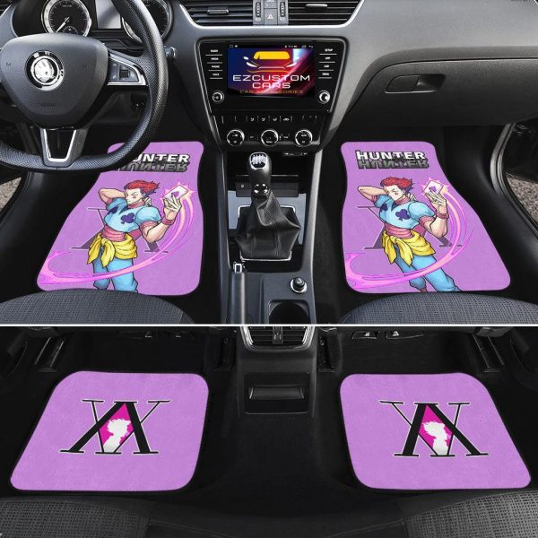 hisoka car floor mats hunter x hunter anime custom x1ndn