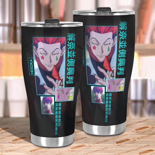 hisoka car tumbler cup custom hunter x hunter anime car accessories 9zdat