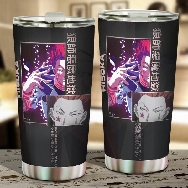 Hisoka Car Tumbler Cup Custom Hunter x Hunter Anime Car Accessories