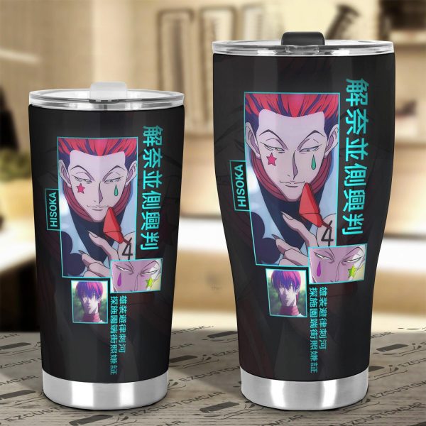 hisoka car tumbler cup custom hunter x hunter anime car accessories rt9sn