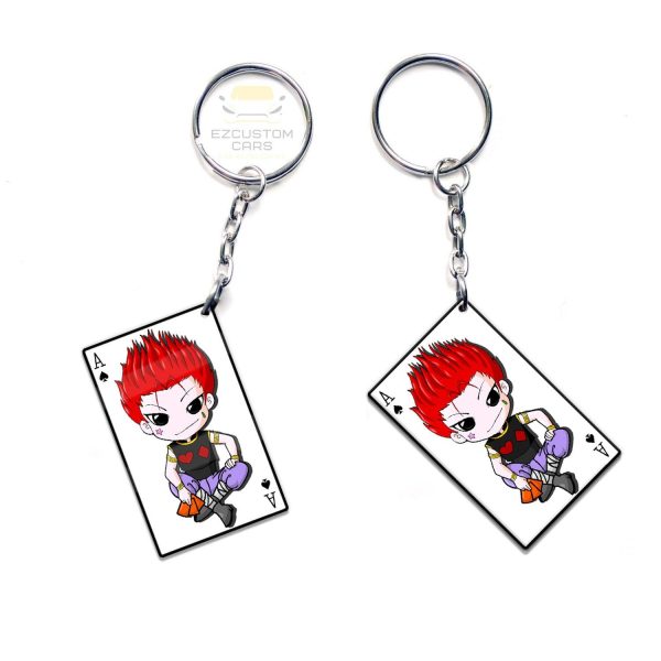 hisoka morow keychains custom hunter x hunter car accessories f4xt1