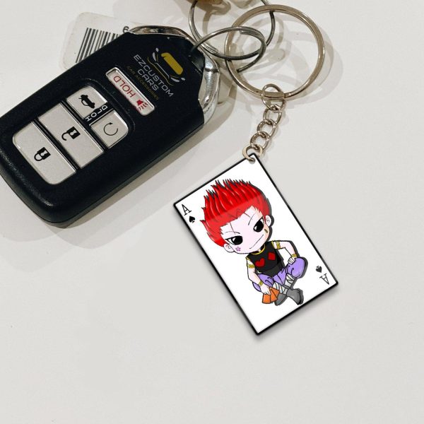 hisoka morow keychains custom hunter x hunter car accessories lfnxh