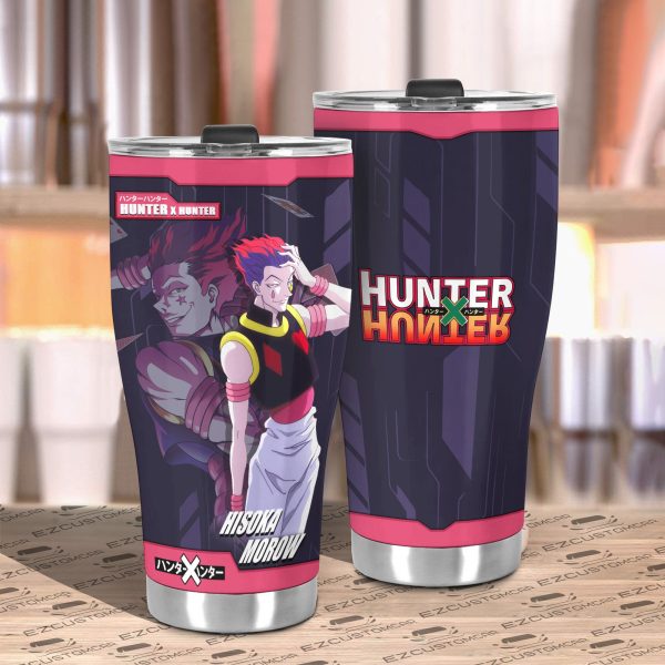 hisoka morow travel mug gift idea for hunter x hunter fans 9lnbm