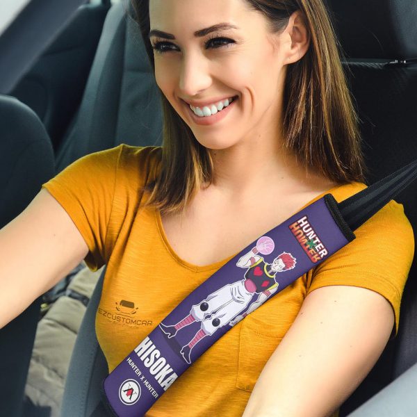 Hisoka Morow Hunter x Hunter Seat Belt Covers Custom Anime Car Accessories