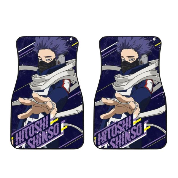 Hitoshi Shinso Car Floor Mats Custom My Hero Academia Anime Car Accessories