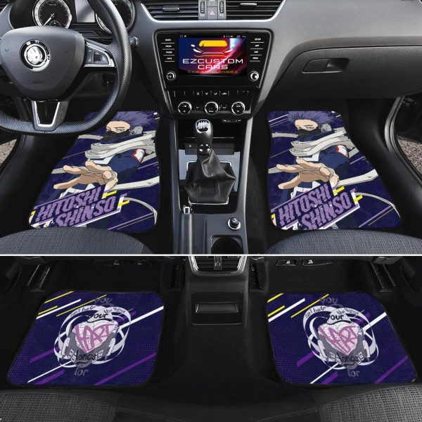 hitoshi shinso car floor mats custom my hero academia anime car accessories vwqkp