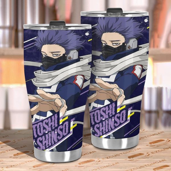 hitoshi shinso car tumbler cup cutsom my hero academia anime car accessories mgkda