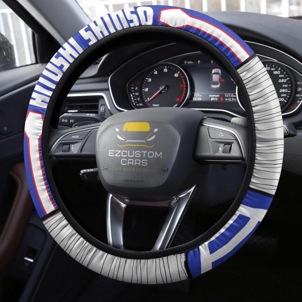 hitoshi shinso my hero academia anime steering wheel cover custom anime car accessories ohbdl