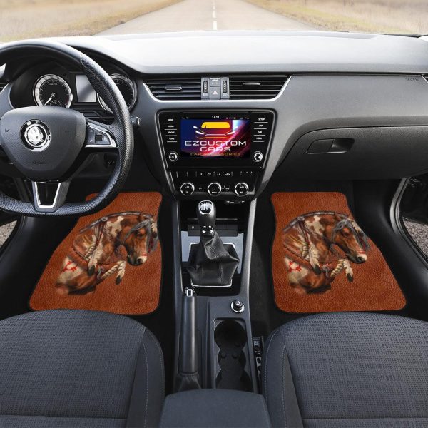 horse dreamcatcher car floor mats custom horse car accessories czcns