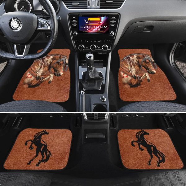 horse dreamcatcher car floor mats custom horse car accessories fptlz