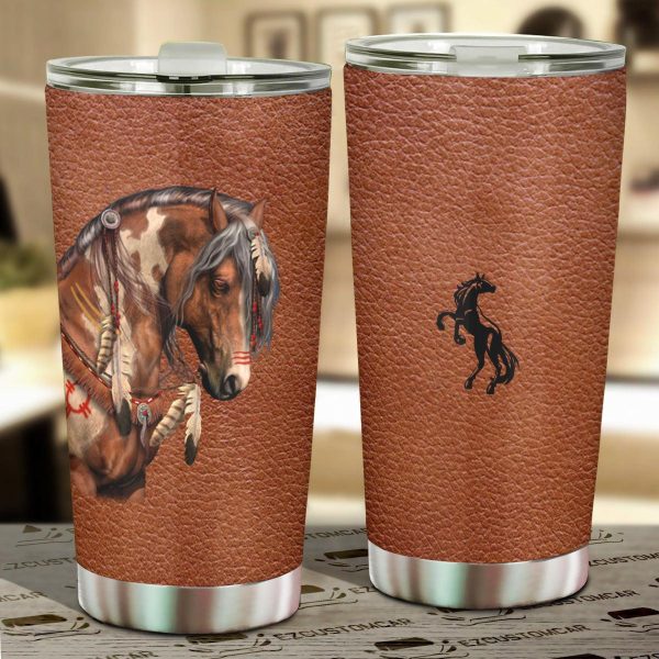 Horse Dreamcatcher Car Tumbler Cup Custom Horse Car Accessories