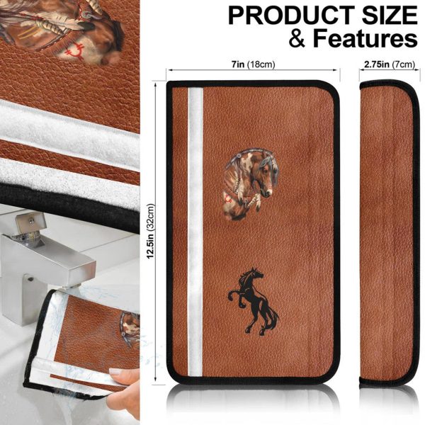 horse dreamcatcher seat belt covers custom horse car accessories vtizb