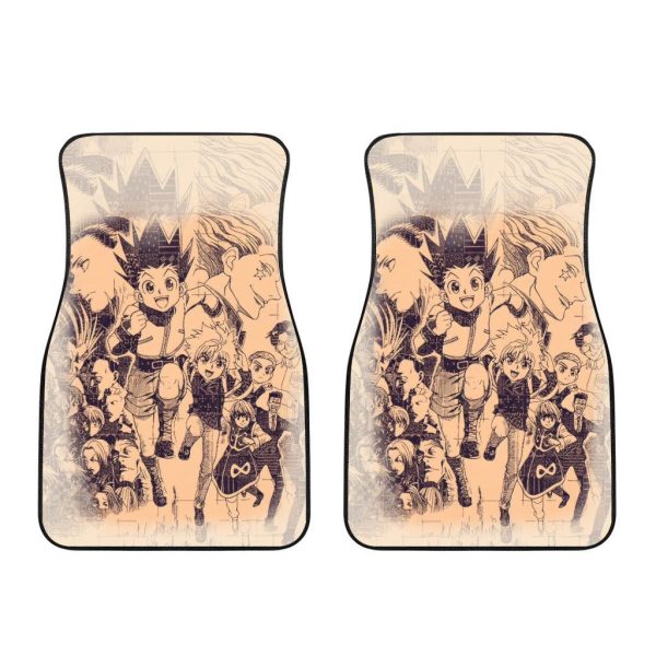 hunter x hunter car floor mats anime car accessories mix manga 5incn