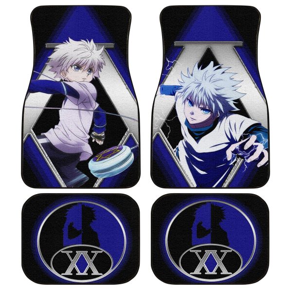 Hunter x Hunter Car Floor Mats Custom Killua Character Hunter x Hunter Car Floor Mats Custom Killua Character