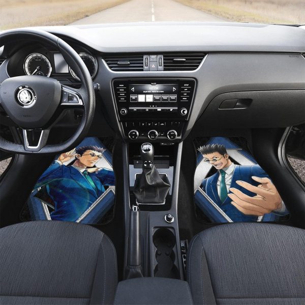 hunter x hunter car floor mats custom leorio character 39kzx