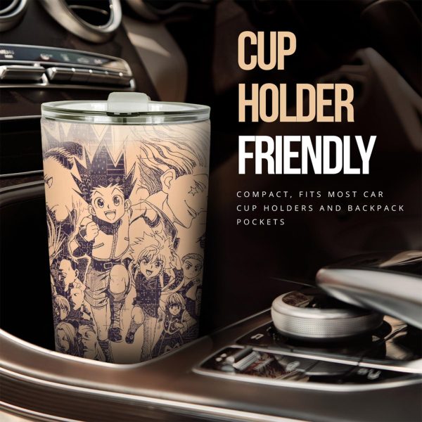 hunter x hunter car tumbler cup anime car accessories mix manga cauvl