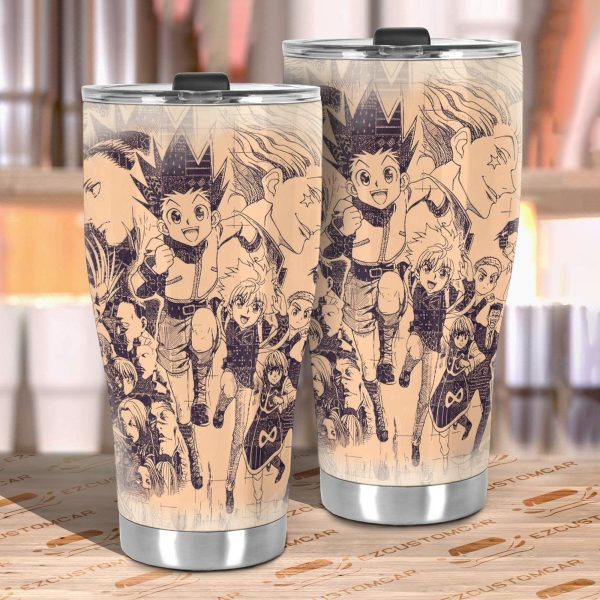 hunter x hunter car tumbler cup anime car accessories mix manga ixjmy