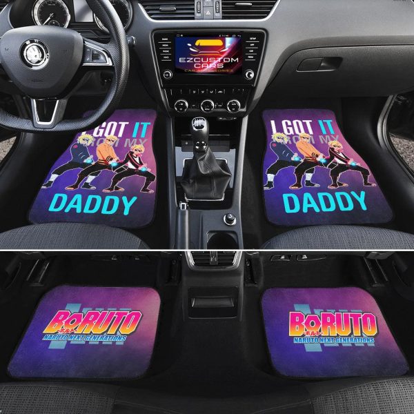 i got it from my daddy boruto generation car floor mats mcrsc