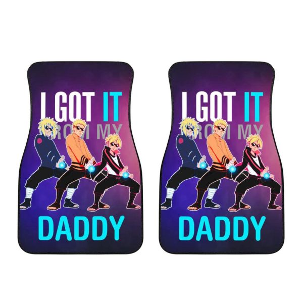 i got it from my daddy boruto generation car floor mats ngqxq