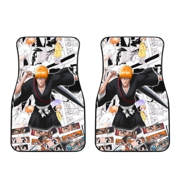 ichigo bleach anime custom car floor mats 69zpq
