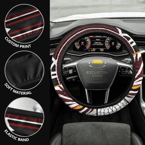 ichigo kurosaki anime steering wheel cover custom bleach anime car accessories amqo7