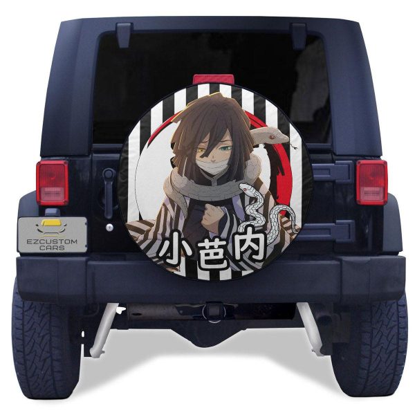 Iguro Obanai Spare Tire Cover Custom Demon Slayer Anime Car Accessories