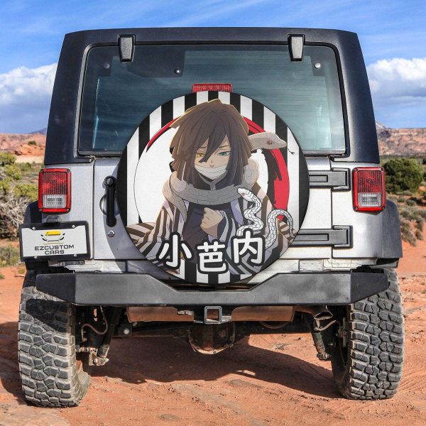 Iguro Obanai Spare Tire Cover Custom Demon Slayer Anime Car Accessories