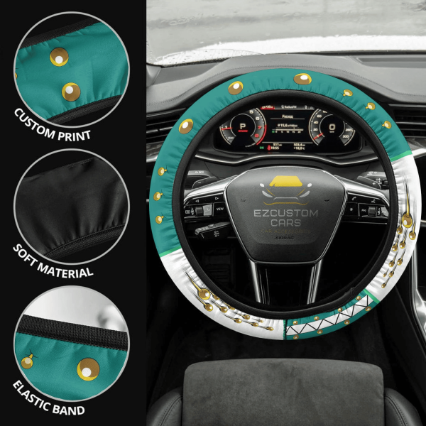 Illumi Zoldyck Anime Steering Wheel Cover Custom Hunter x Hunter Anime Car Accessories