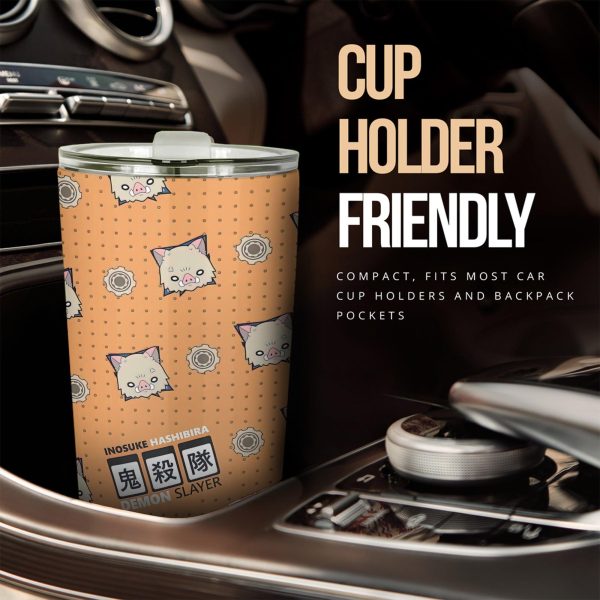 inosuke hashibira car tumbler cup demon slayer anime car accessories ofuic