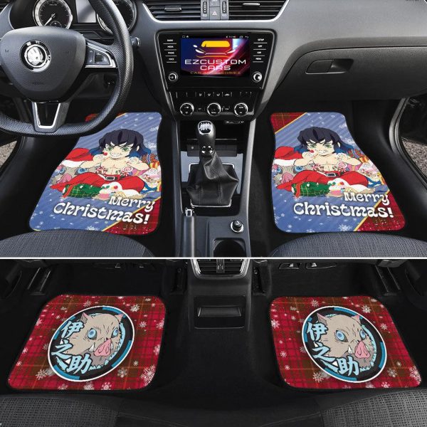 inosuke hashibira demon slayer anime car floor mats christmas car accessories fsrcv