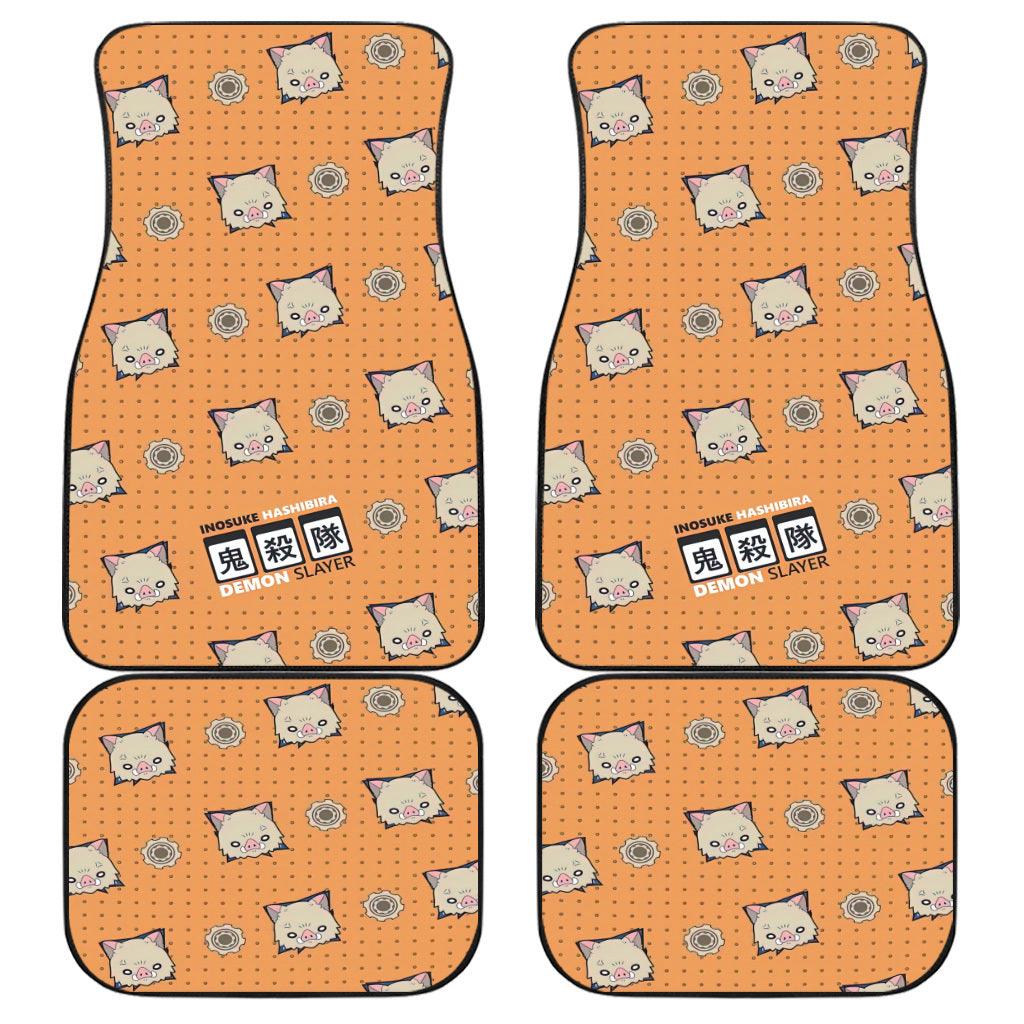 Inosuke Hashibira Demon Slayer Car Floor Mats Inosuke Hashibira Demon Slayer Car Floor Mats