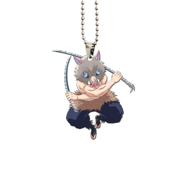 inosuke hashibira demon slayer car ornament tjf0o