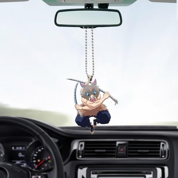 Inosuke Hashibira Demon Slayer Car Ornament