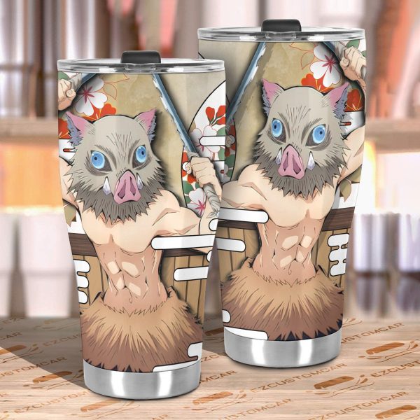 inosuke tumbler cup custom demon slayers anime car accessories nsqja