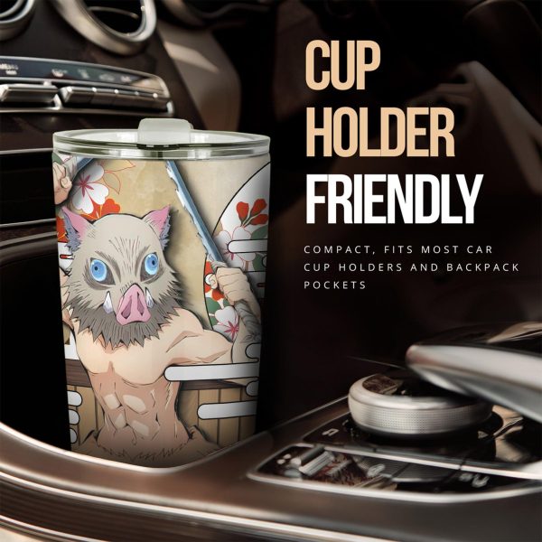 inosuke tumbler cup custom demon slayers anime car accessories paqwn