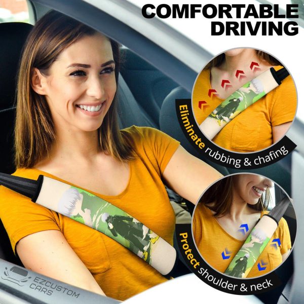 Inumaki Jujutsu Kaisen Seat Belt Covers Anime Car Accessories