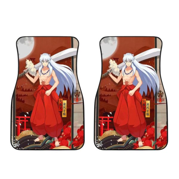 inuyasha car accessories custom tessaiga sword car floor mats mnwav