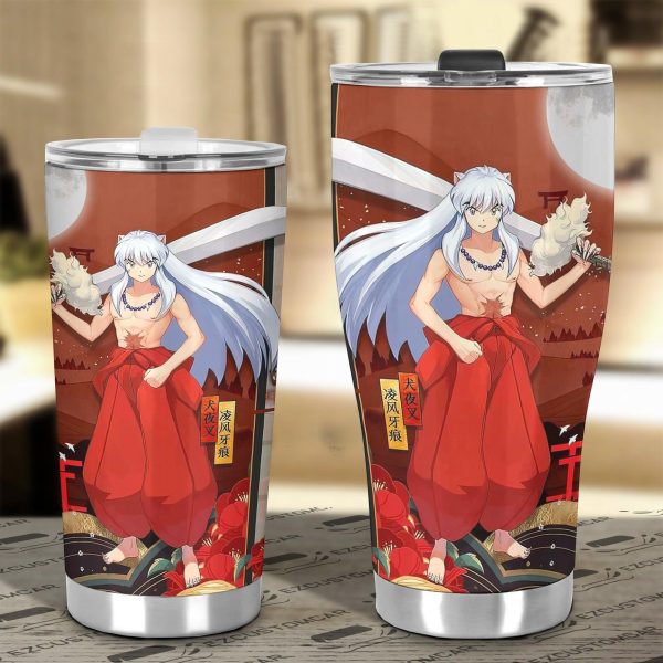 inuyasha car accessories cutsom tessaiga sword car tumbler cup 5mxyw