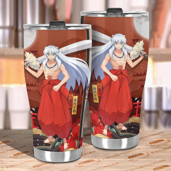 inuyasha car accessories cutsom tessaiga sword car tumbler cup ecusk