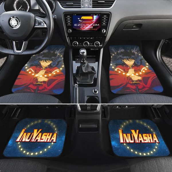 inuyasha car floor mats custom inuyasha human form anime car accessories vffgy