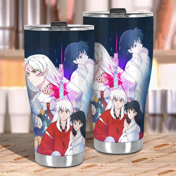 inuyasha car tumbler cup anime car accessories art wtlwl