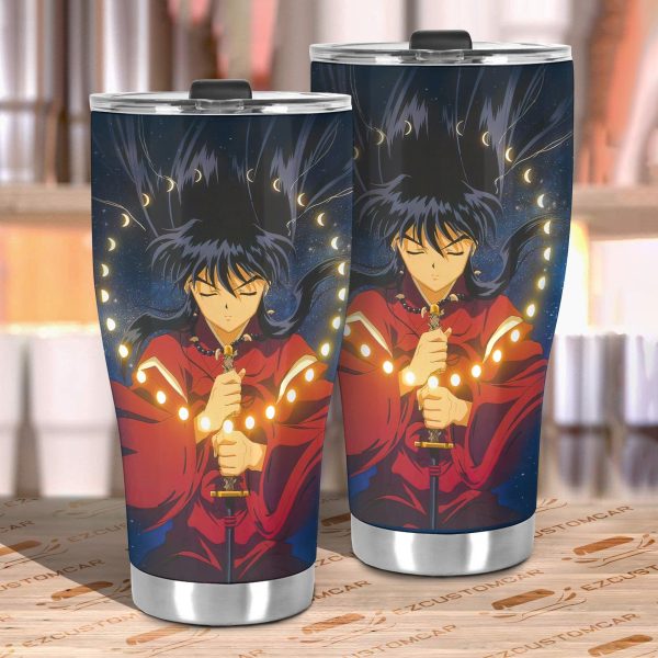 inuyasha car tumbler cup cutsom inuyasha human form anime car accessories ykvar