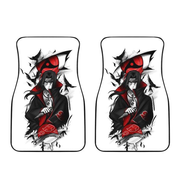 Itachi Akatsuki Car Floor Mats Naruto Car Accessories Anime Decoration Decoration