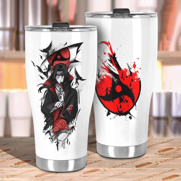 itachi akatsuki tumbler naruto car accessories anime travel mug o28me