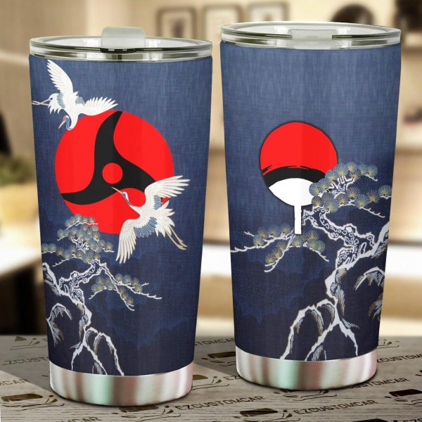 Itachi Sharingan Tumbler Cup Naruto Car Accessories Anime Travel Mug