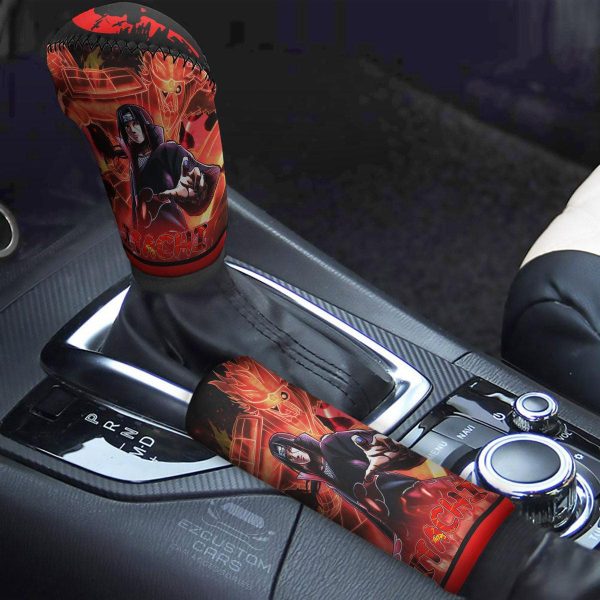 Itachi Susanoo Shift Knobs Car Covers Set Custom Naruto Anime Car Accessories