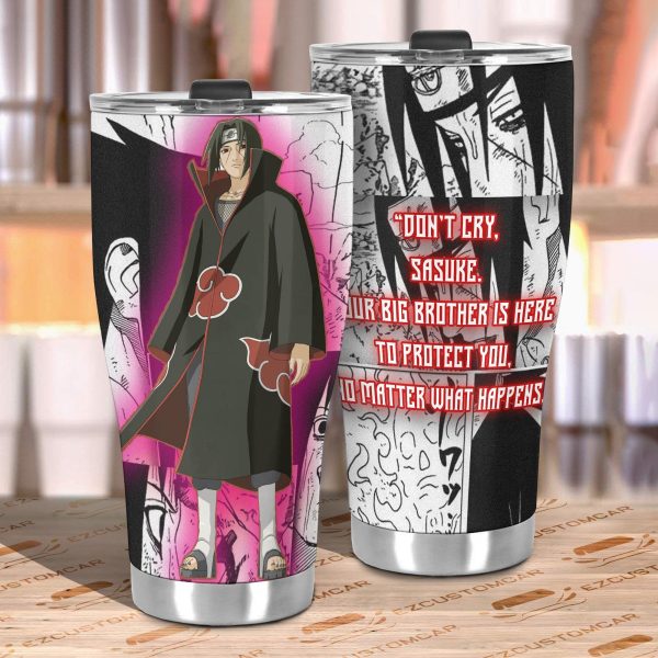 itachi tumbler naruto car accessories anime travel mug d8dfn